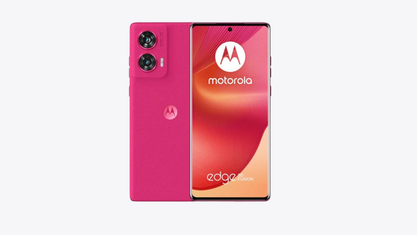 Motorola Edge 50 Fusion | Smartphone | Android | 256 GB-Pink Peacock-Touch-XT2429-1